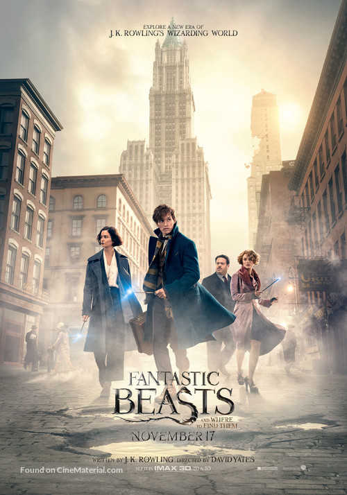 Fantastic Beasts and Where to Find Them - Lebanese Movie Poster