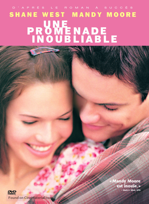 A Walk to Remember - French DVD movie cover