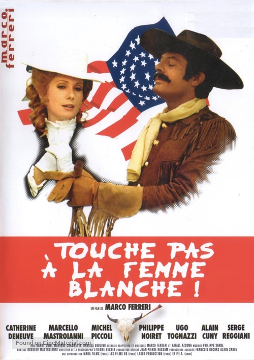 Touche pas &agrave; la femme blanche - French DVD movie cover