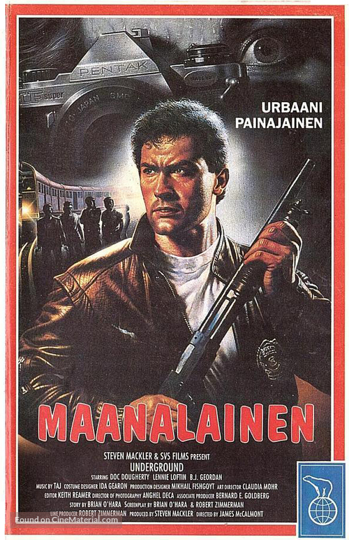 Underground - Finnish VHS movie cover