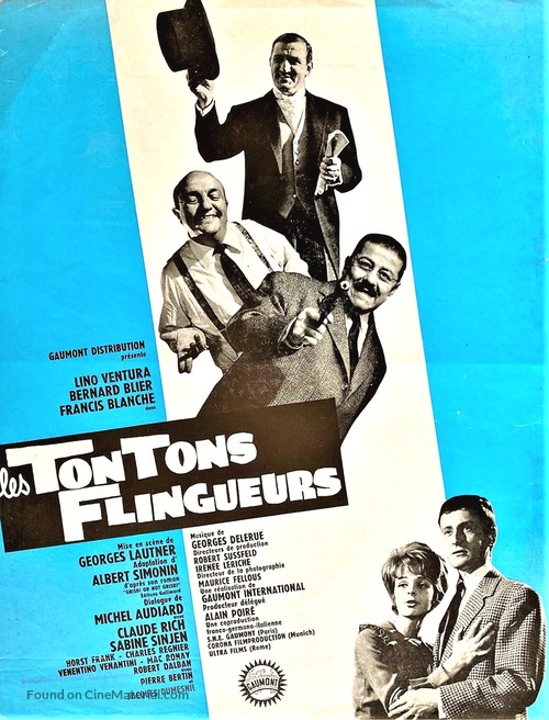 Les tontons flingueurs - French Movie Poster