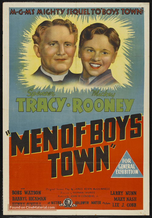 Men of Boys Town - Australian Movie Poster