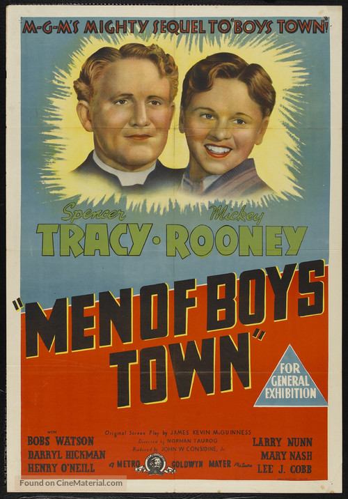 Men of Boys Town - Australian Movie Poster