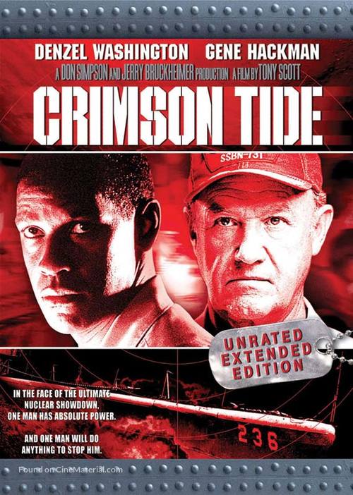 Crimson Tide - DVD movie cover