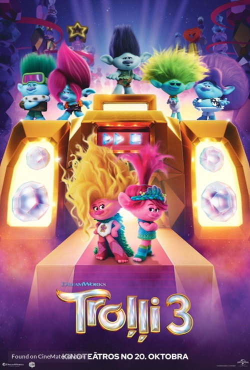 Trolls Band Together - Latvian Movie Poster