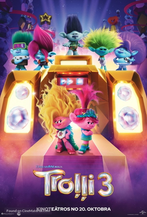 Trolls Band Together - Latvian Movie Poster