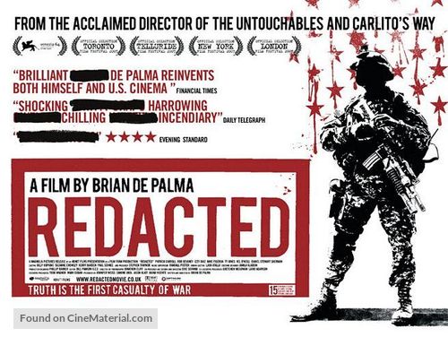 Redacted - British Movie Poster