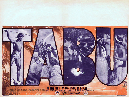 Tabu - Austrian Movie Poster