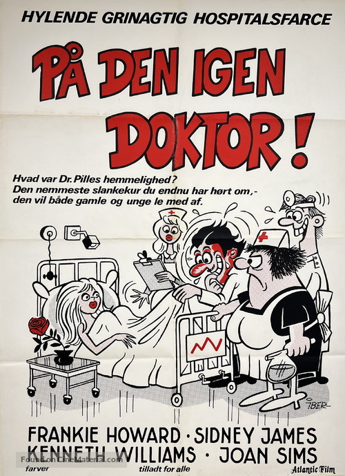 Carry On Again Doctor - Danish Movie Poster