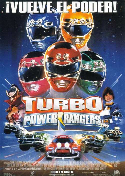 Turbo: A Power Rangers Movie - Spanish Movie Poster