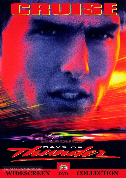 Days of Thunder - DVD movie cover