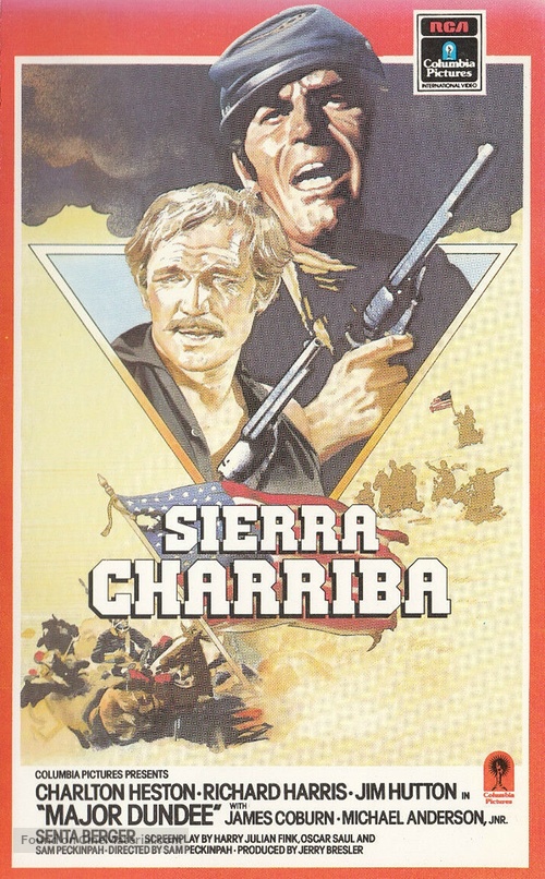 Major Dundee - Italian VHS movie cover