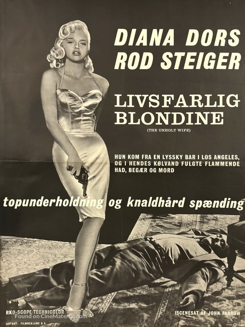 The Unholy Wife - Danish Movie Poster