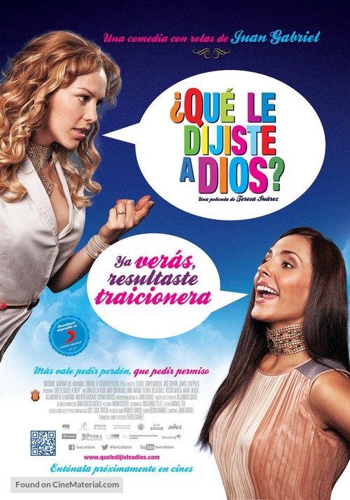 &iquest;Qu&eacute; le dijiste a Dios? - Mexican Movie Poster