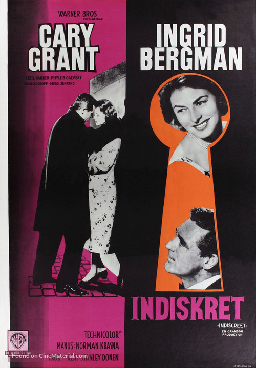 Indiscreet - Swedish Movie Poster