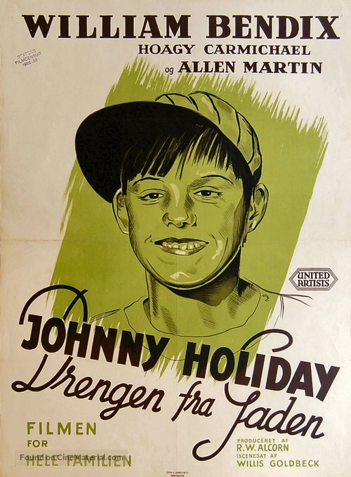 Johnny Holiday - Danish Movie Poster