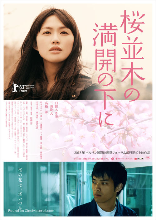 Sakura namiki no mankai no shita ni - Japanese Movie Poster