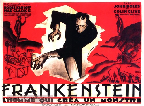 Frankenstein - French Movie Poster