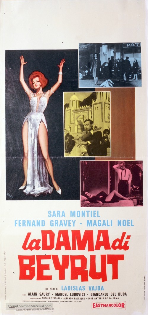 La dama de Beirut - Italian Movie Poster