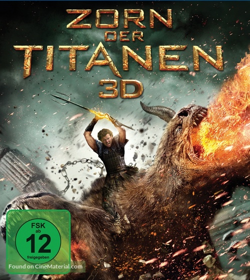 Wrath of the Titans - German Blu-Ray movie cover