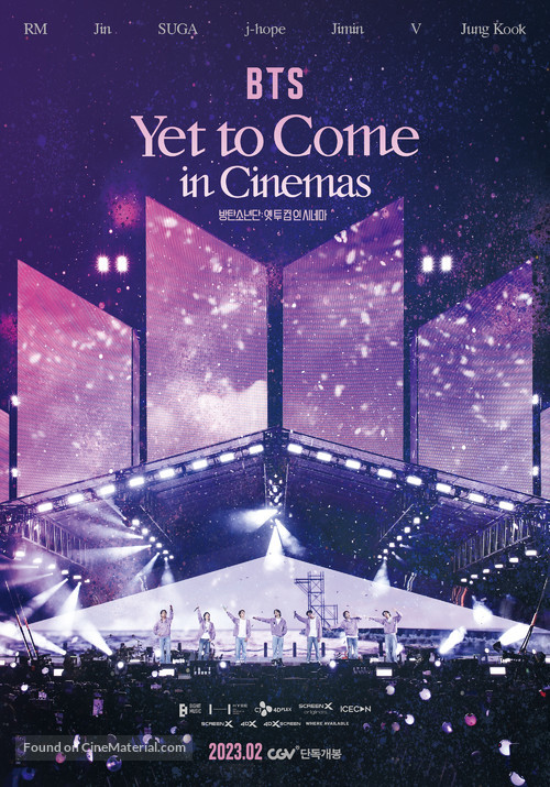 BTS: Yet to Come in Cinemas - South Korean Movie Poster