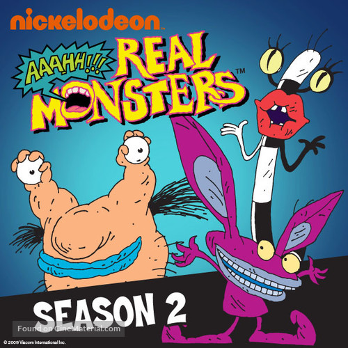 &quot;Aaahh!!! Real Monsters&quot; - DVD movie cover