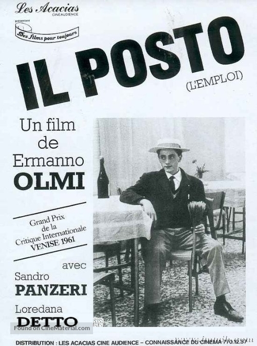 Il posto - French Movie Poster