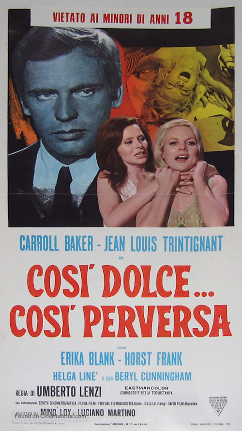 Cos&igrave; dolce... cos&igrave; perversa - Italian Movie Poster