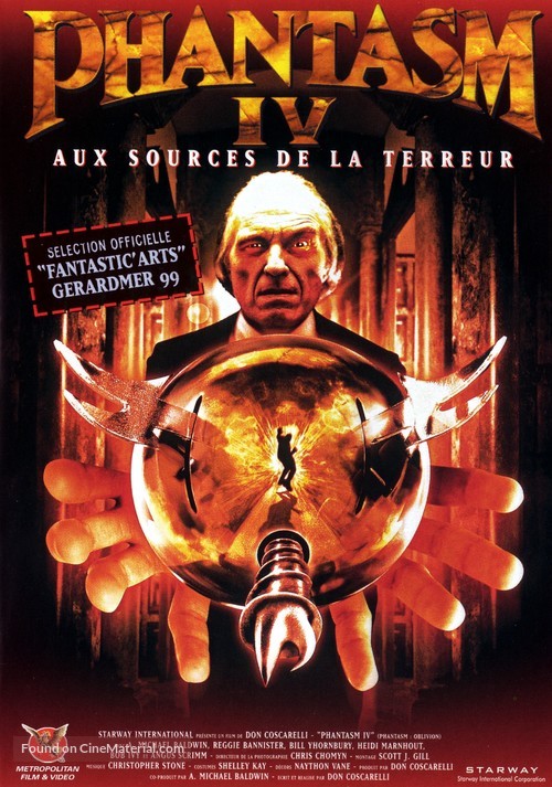 Phantasm IV: Oblivion - French DVD movie cover