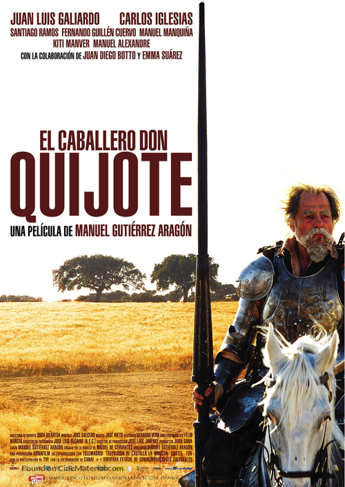 Caballero Don Quijote, El - Spanish Movie Poster