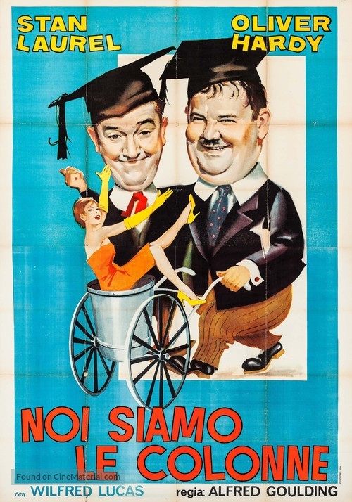 A Chump at Oxford - Italian Re-release movie poster