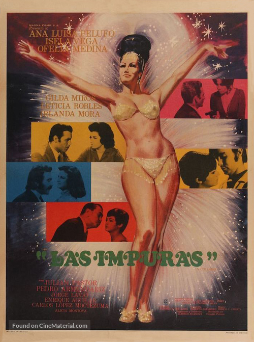 Las impuras - Mexican Movie Poster