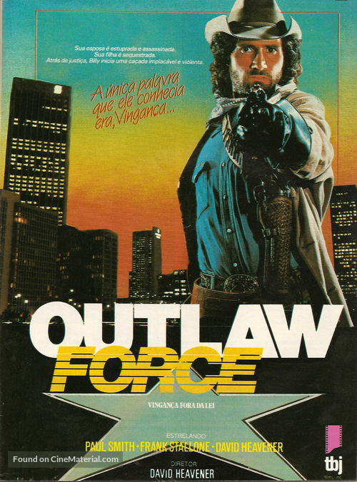 Outlaw Force - Brazilian Movie Poster