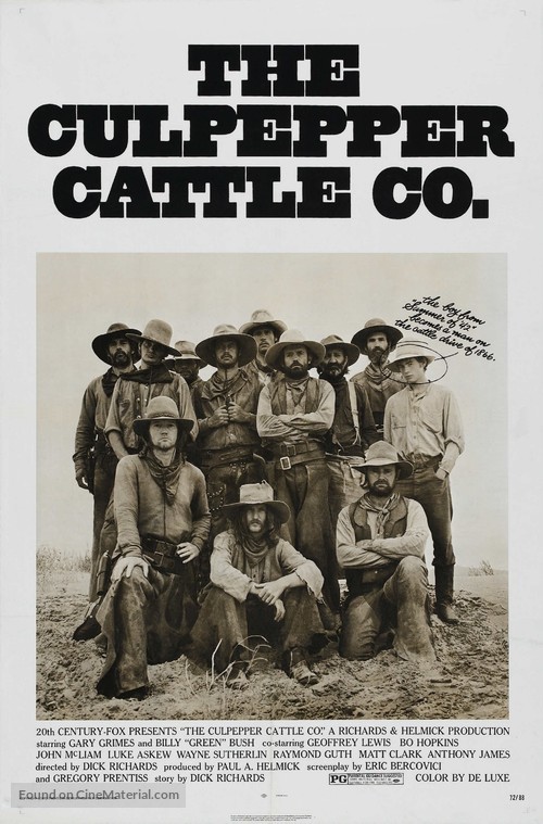 The Culpepper Cattle Co. - Movie Poster