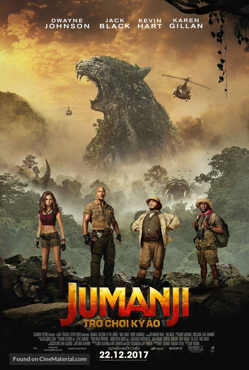 Jumanji: Welcome to the Jungle - Vietnamese Movie Poster