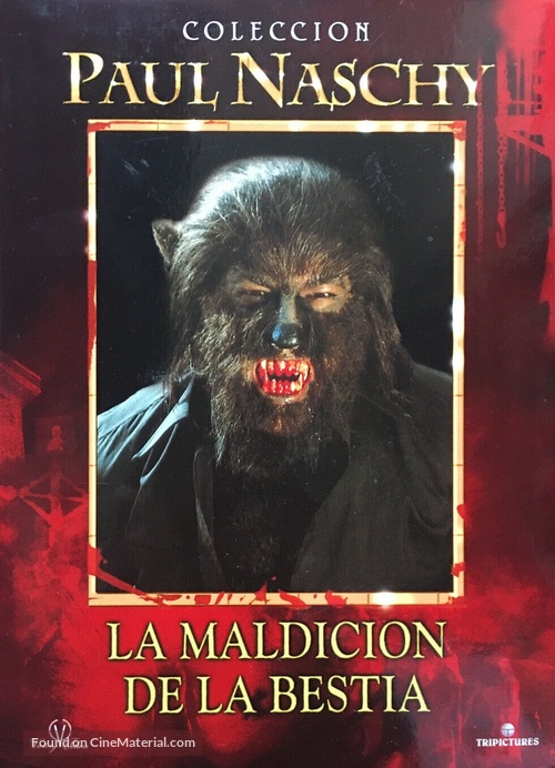 La maldici&oacute;n de la bestia - Spanish DVD movie cover