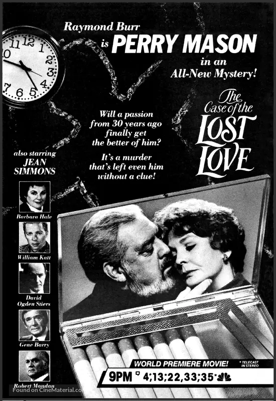 Perry Mason The Case Of Lost Love Cast