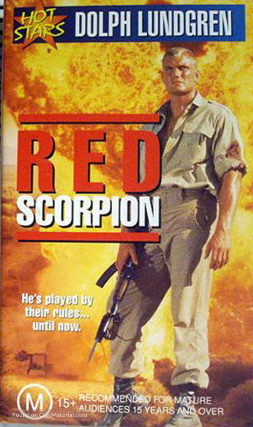 Red Scorpion - Australian VHS movie cover