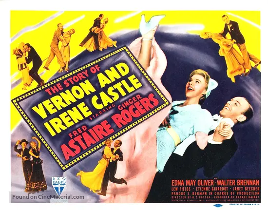 The Story of Vernon and Irene Castle - Movie Poster