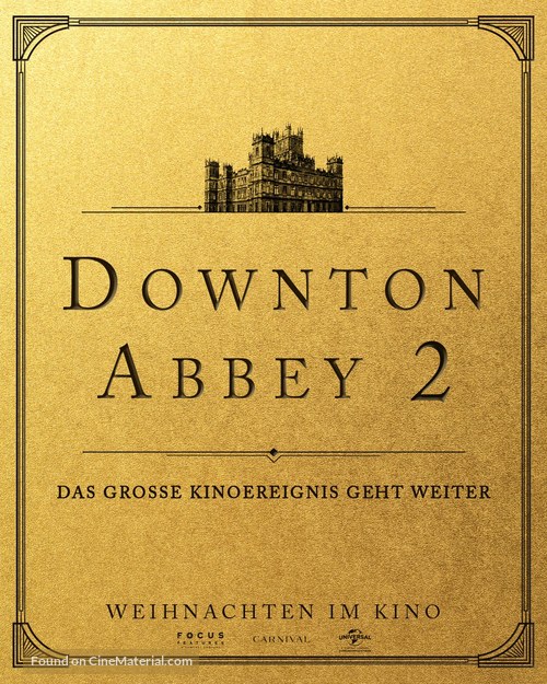 Downton Abbey: A New Era - German Movie Poster