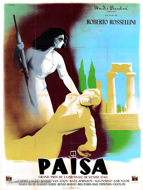 Pais&agrave; - French Movie Poster