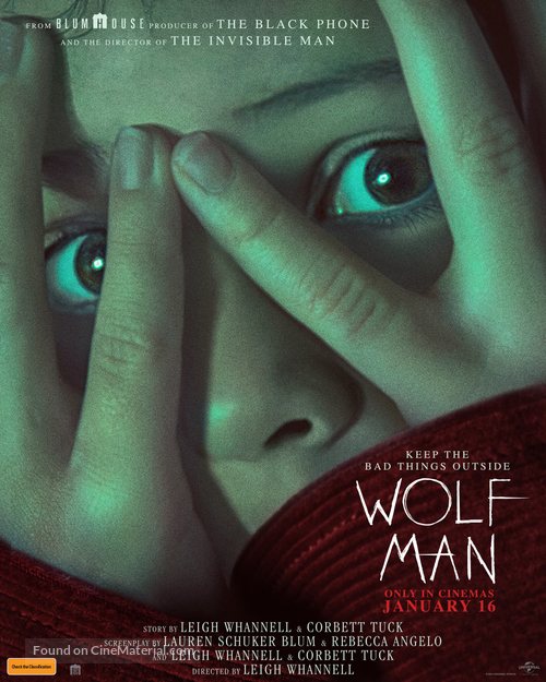 Wolf Man - Australian Movie Poster