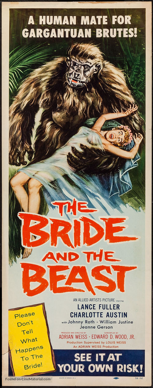 The Bride and the Beast - Movie Poster