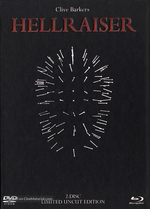 Hellraiser - German Blu-Ray movie cover