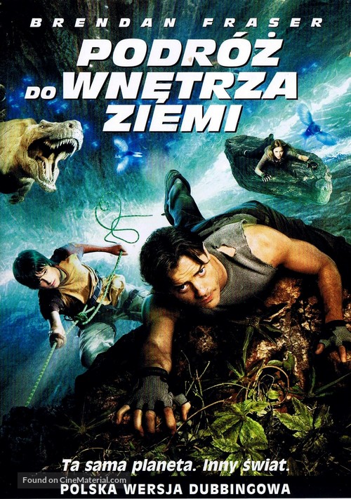 Journey to the Center of the Earth - Polish Movie Cover
