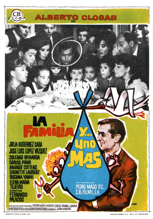 La familia y... uno m&aacute;s - Spanish Movie Poster