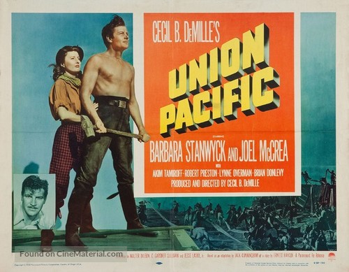 Union Pacific - Re-release movie poster