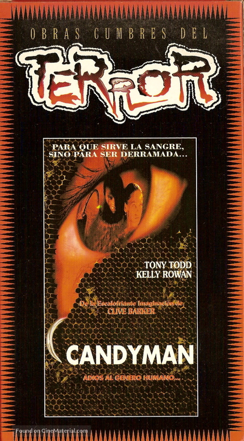 Candyman - Argentinian VHS movie cover