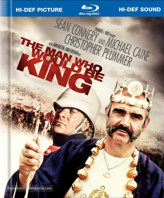 The Man Who Would Be King - Blu-Ray movie cover