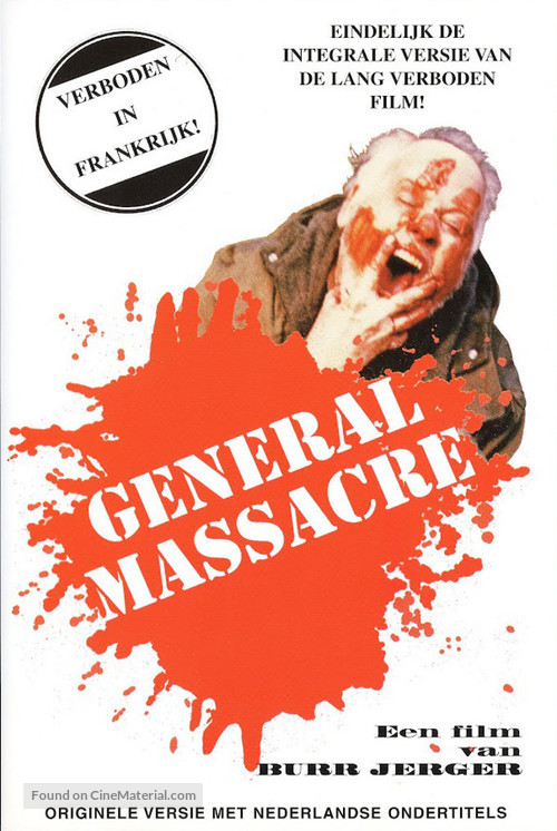 General Massacre - Belgian Movie Cover